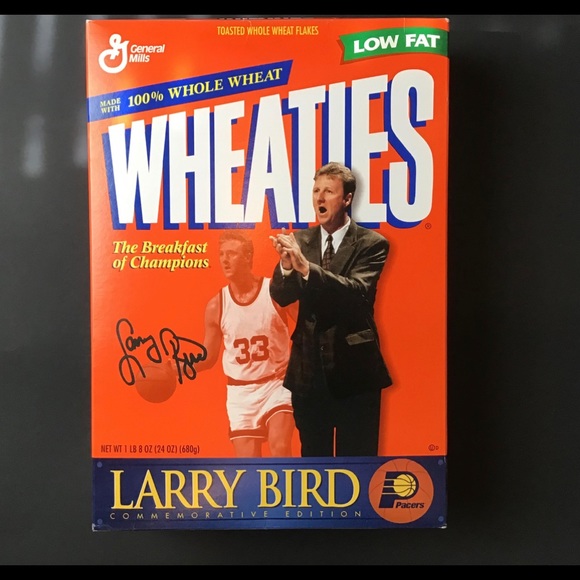 Other - Autographed Larry Bird Wheaties Cereal Box